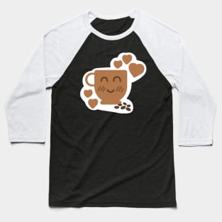 Cute Little Coffe Cup Baseball T-Shirt